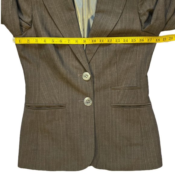 TALL Long Tall Sally UK Linen Blend Blazer Sz UK 10 (US 6) - Picture 12 of 15